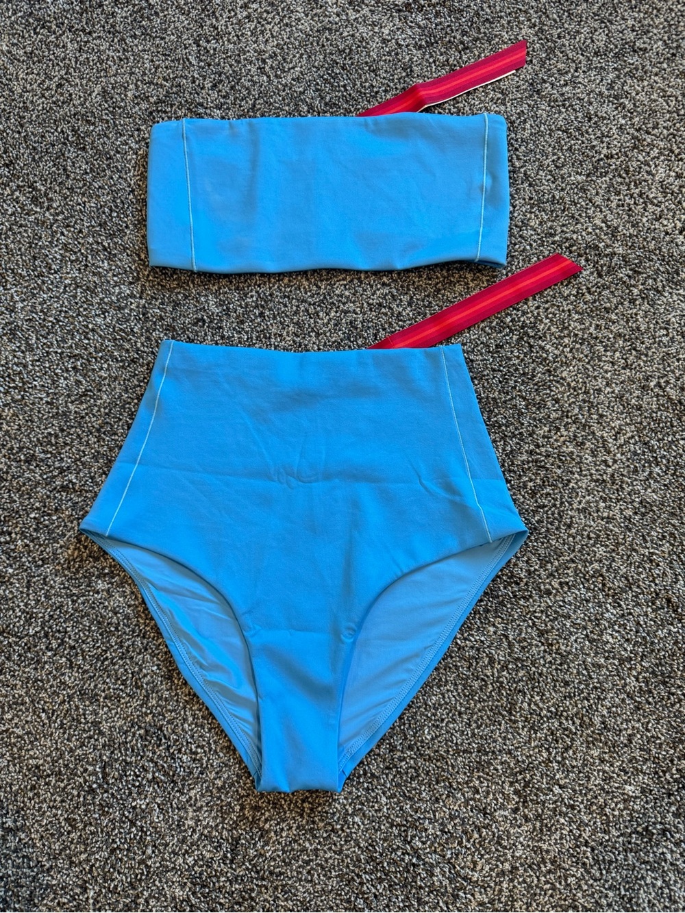 Left On Friday Point Break (Blue) Bikini Hi Tide Bottom & Tubular Top